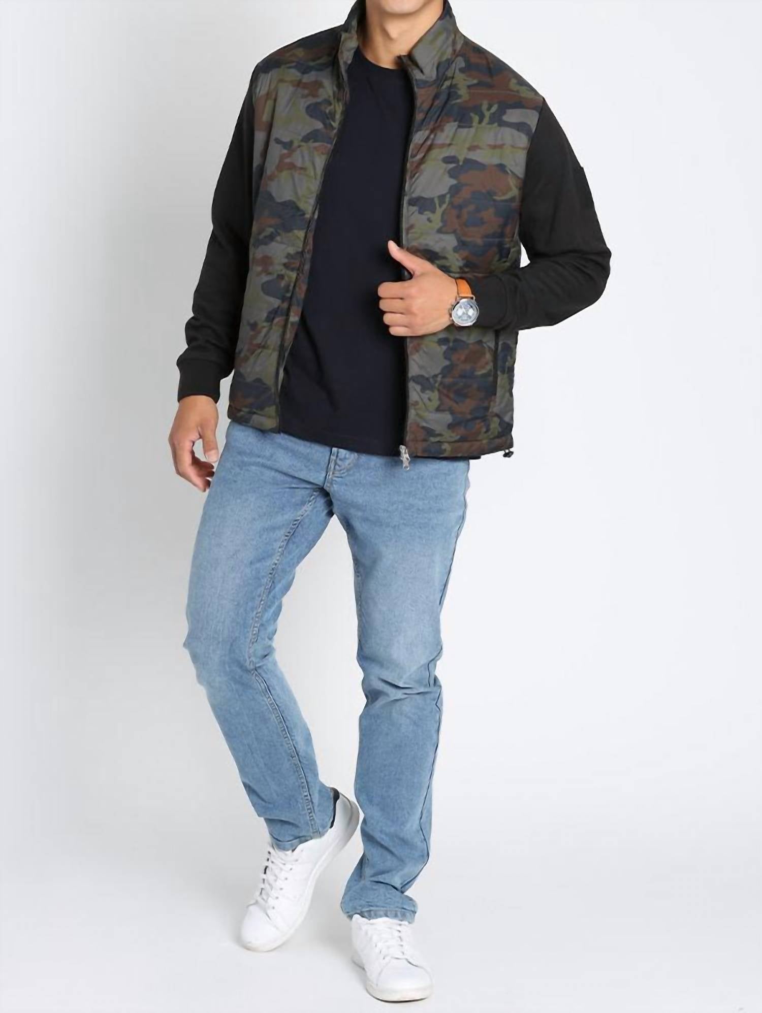 Jachs New York - Hagan Mixed Media Jacket