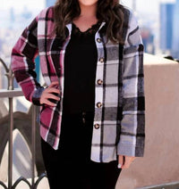 Colorblock Shacket
