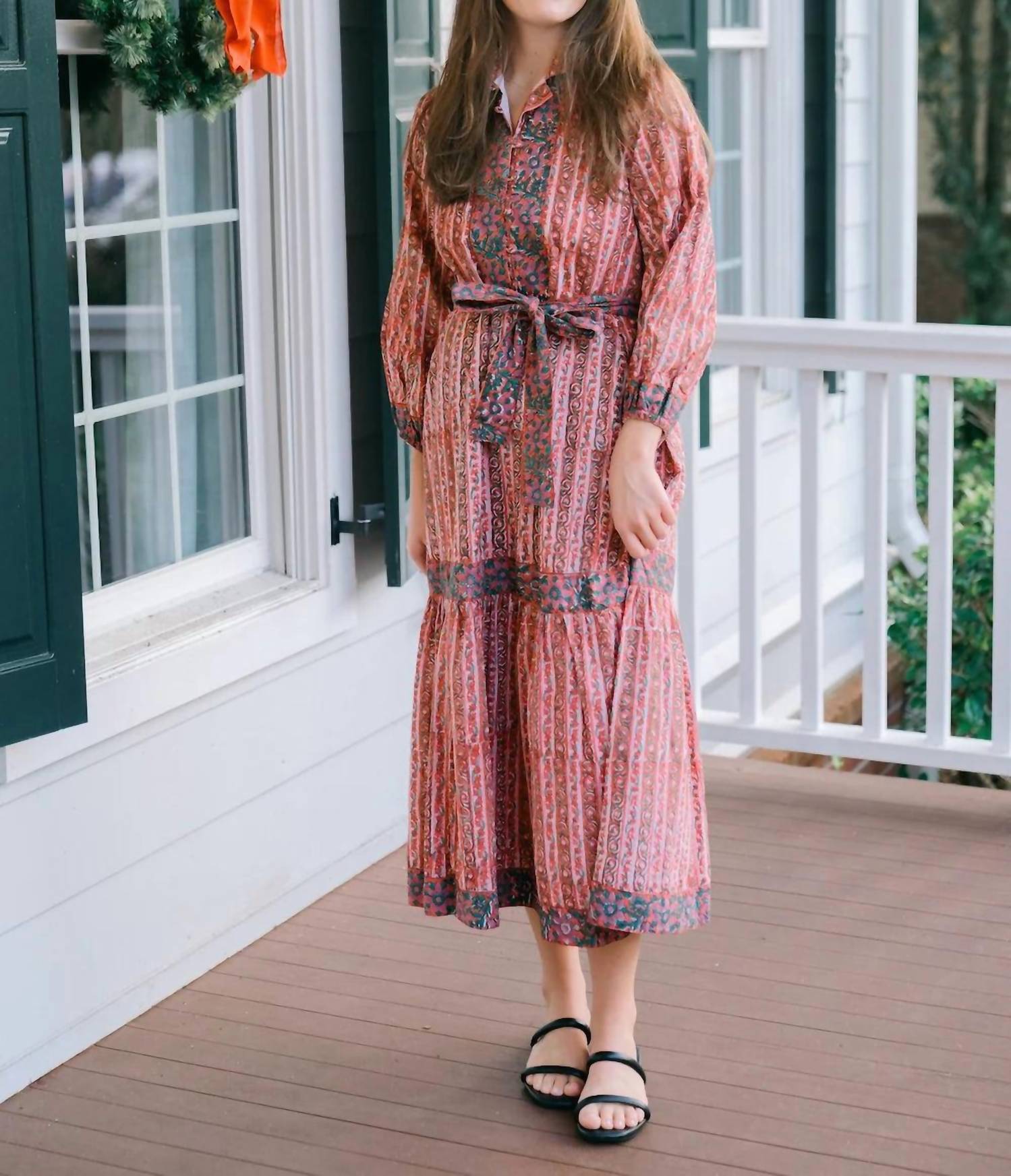 Victoria Dunn - Folly Maxi Long Sleeve Dress