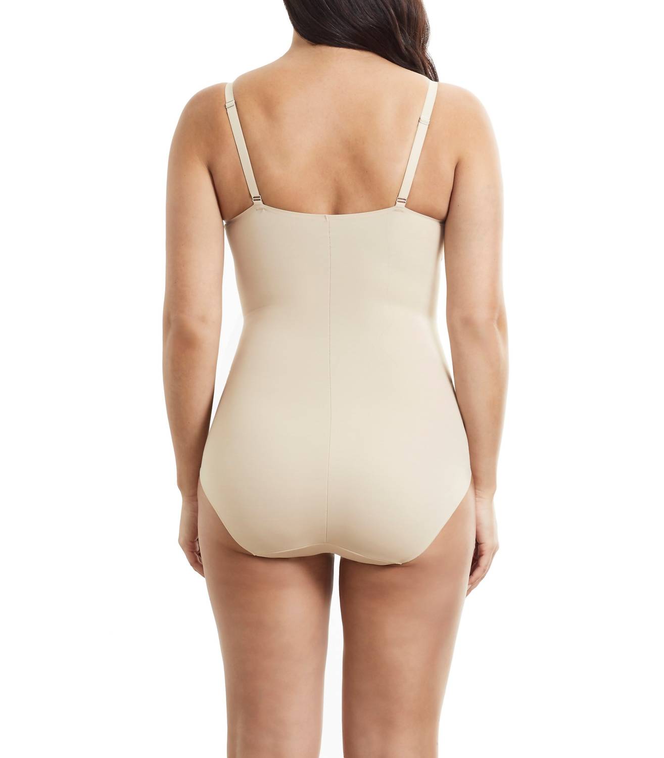 TC Fine Intimates Total Contour Bodybriefer in warm beige - women's shirt - alternate view