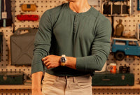 Topo Designs - Men's Global Waffle Henley Shirt