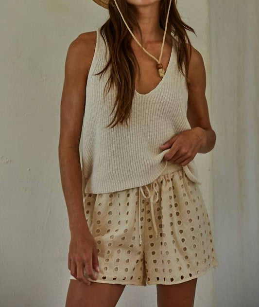 By Together - Eyelet Shorts