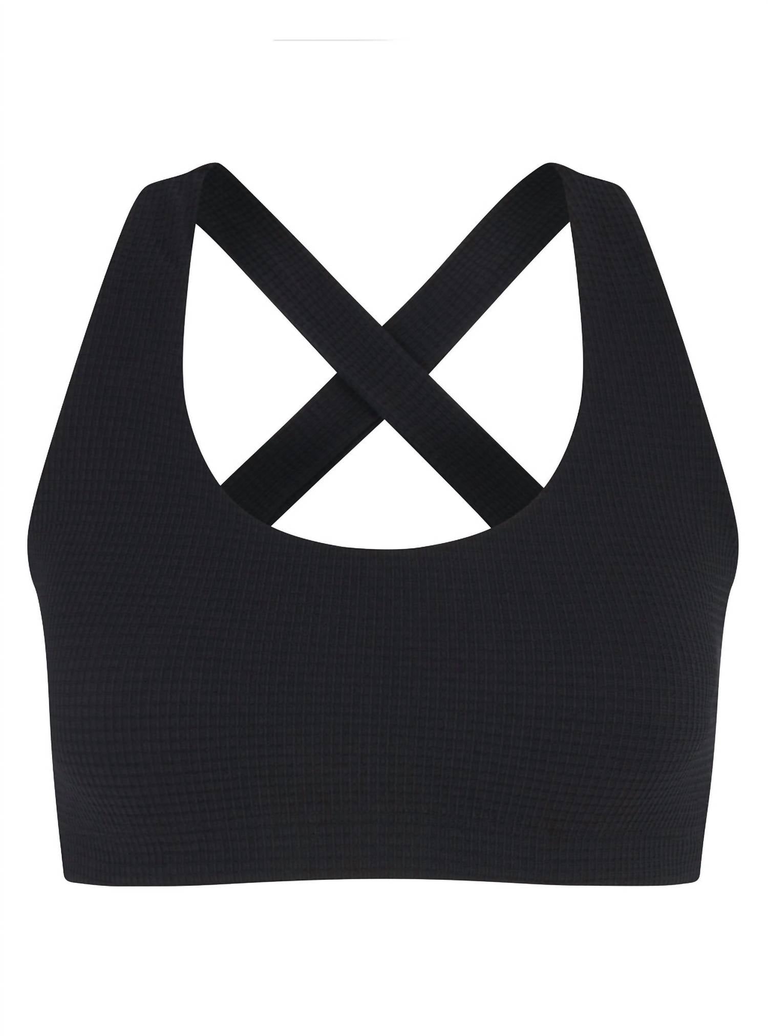 Year Of Ours - Monochrome Waffle Cross Back Bra