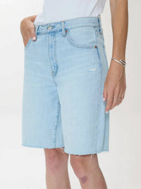 Pistola - Nolan Relaxed Straight Cut Off Denim Shorts