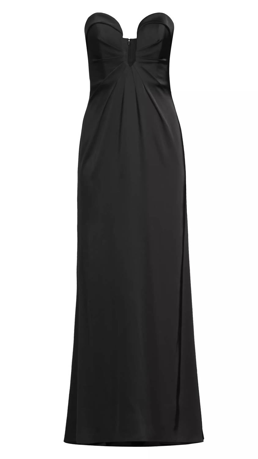 Liv Foster - Satin Strapless Gown