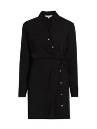 Veronica Beard MINI WRIGHT DRESS in black - women's dress - view 5