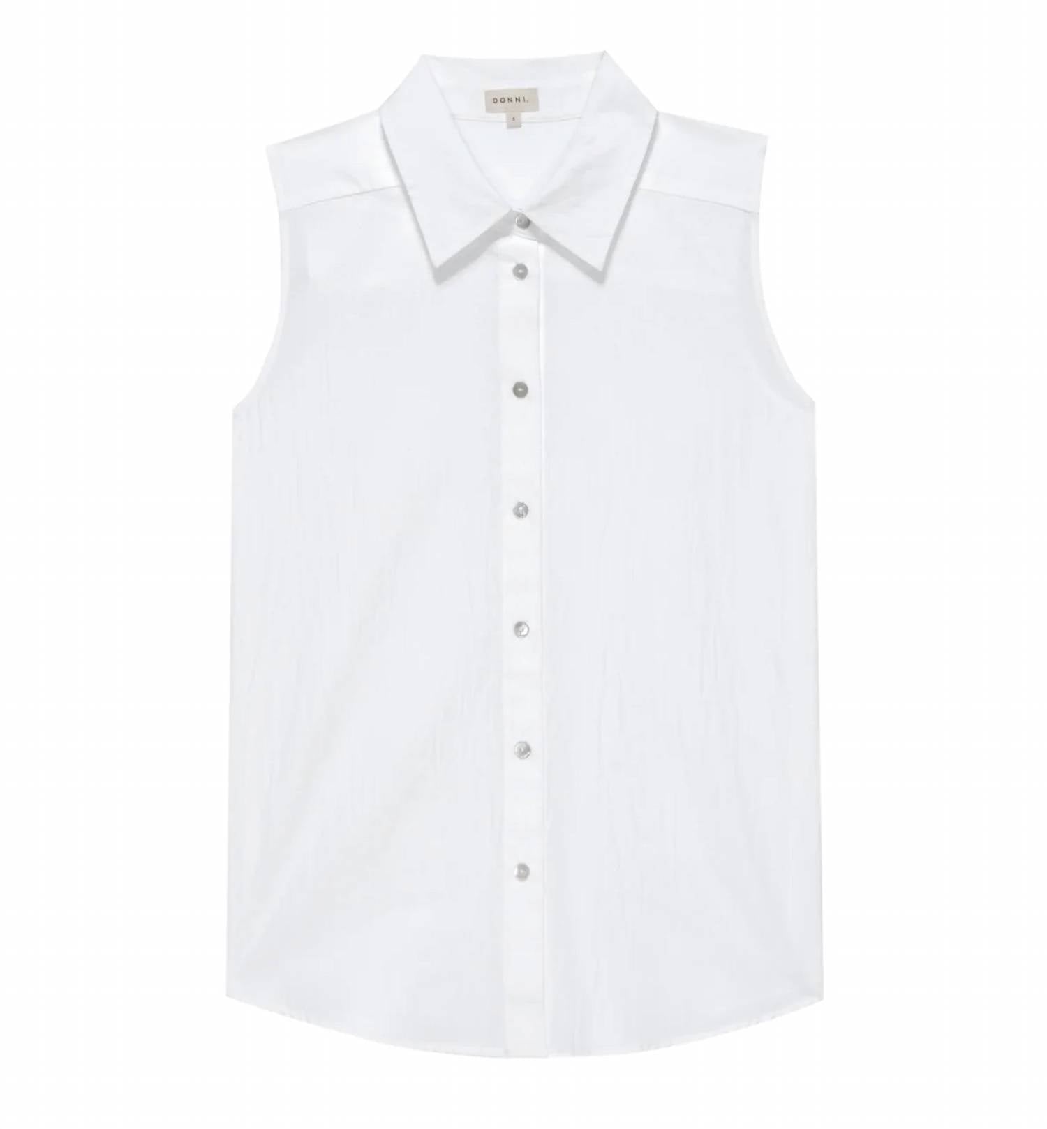 Donni. - Sandwash Sleeveless Shirt