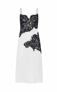 L'Agence - Fenna Silk Lace Dress