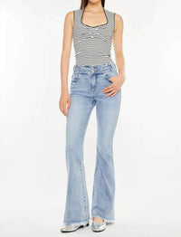 Kancan - Jazmin High Rise Flare Jeans