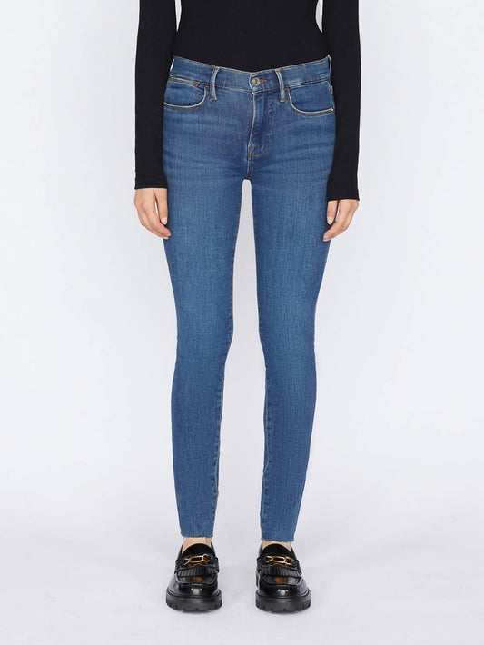 Frame - Le High Skinny Raw Edge Jeans
