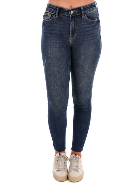 Judy Blue - Vintage Raw Hem Skinny Jeans