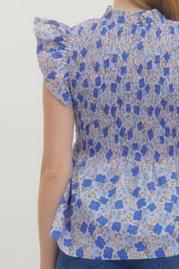 entro Women's Party Plans Top in blue - women's shirt - view 5