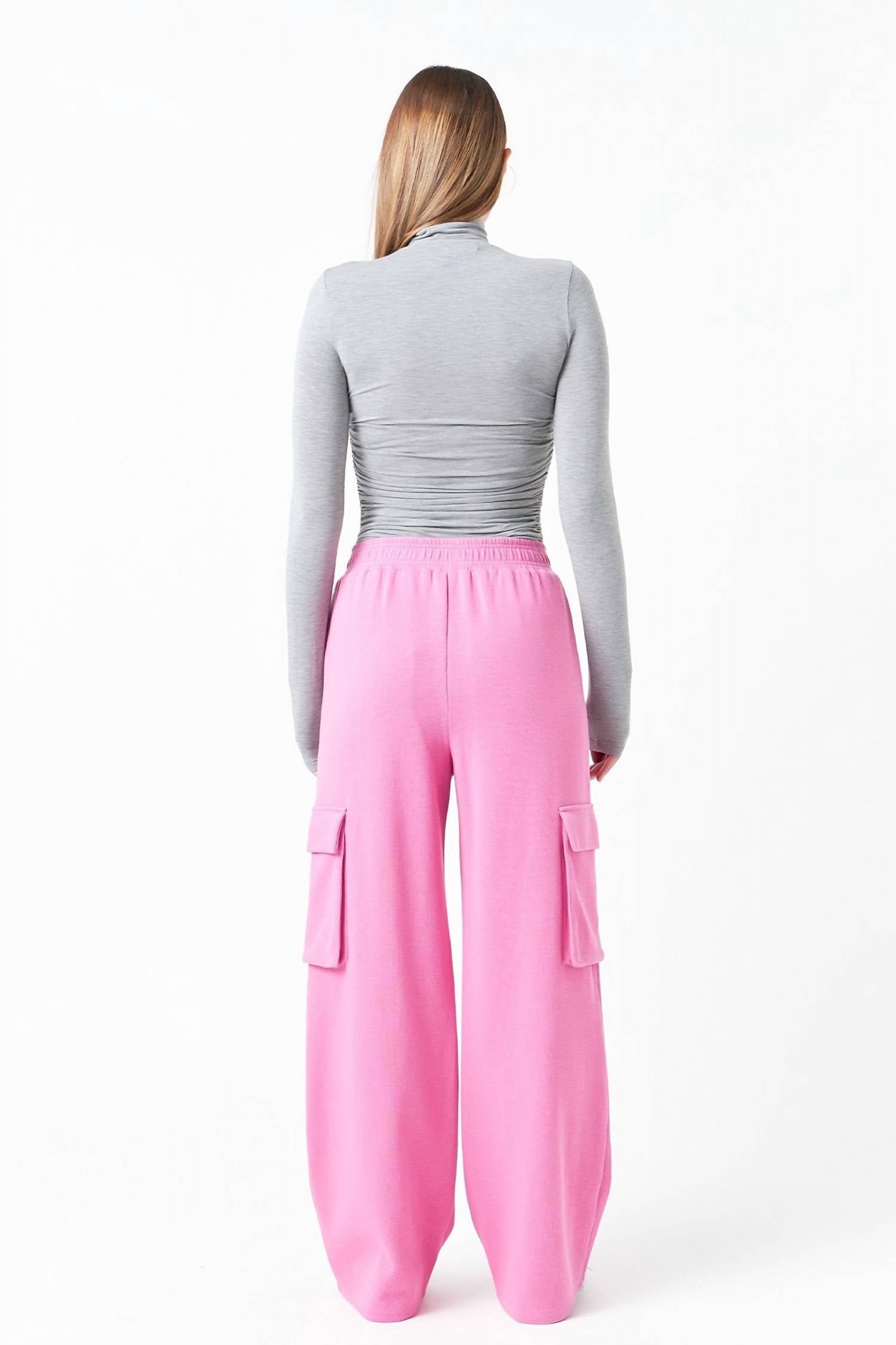 Endless Rose - Wide Knit Cargo Pants