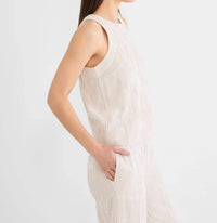Nic + Zoe - Pinstripe Gauze Pop On Top