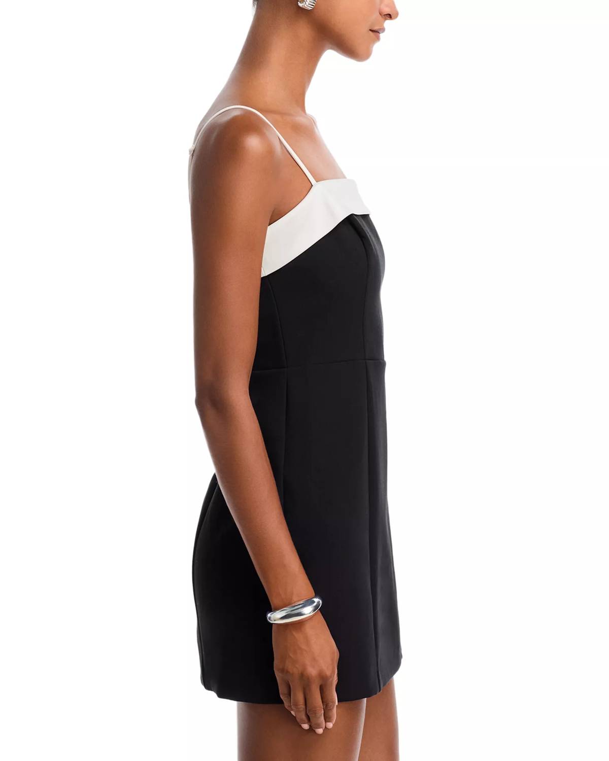 French Connection - Satin Contrast Mini Dress
