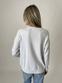 SIX/FIFTY Pookie Love Wins Sweater in light blue - women's sweater - view 4