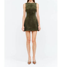 Sofie the Label Louisa Dress in olive - women's dress