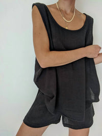 Na Nin - Women's Marni Waffled Cotton Tank Top