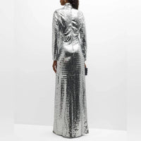 Simon Miller - Sequin Sculpty High Collar Maxi Dress