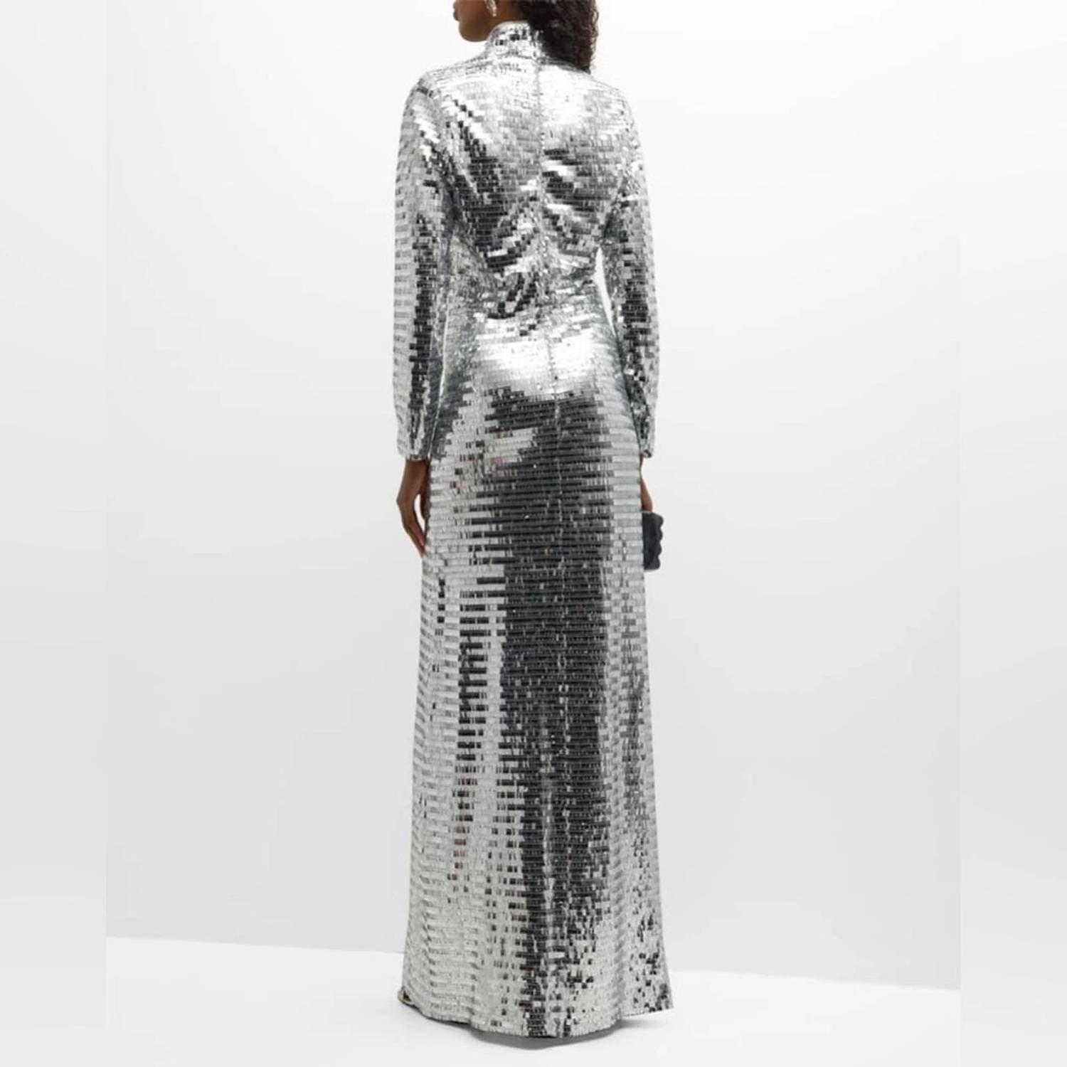 Simon Miller - Sequin Sculpty High Collar Maxi Dress