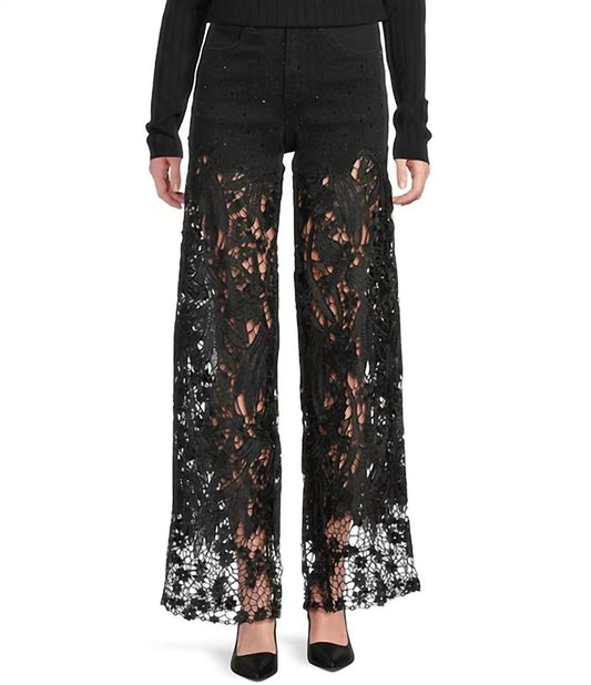 Bayeas - Lace Bottom Jeans