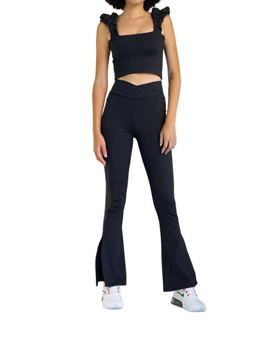 Port De Bras - Cross Alexa Flare Legging