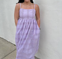 English Factory - Embroidered Chiffon Sleeveless Midi Dress