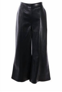Dolce Cabo - Vegan Leather Wide Crop Pants