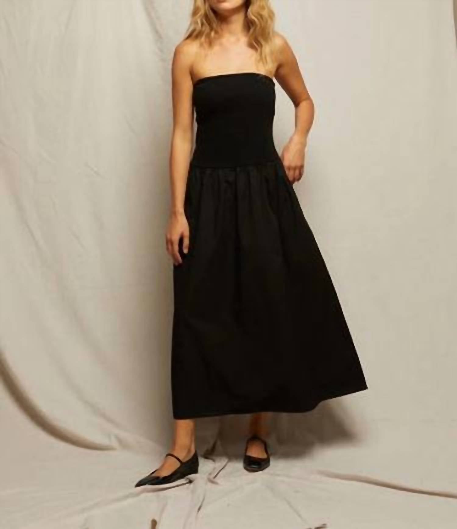 Perfectwhitetee - Kai Woven Strapless Dress