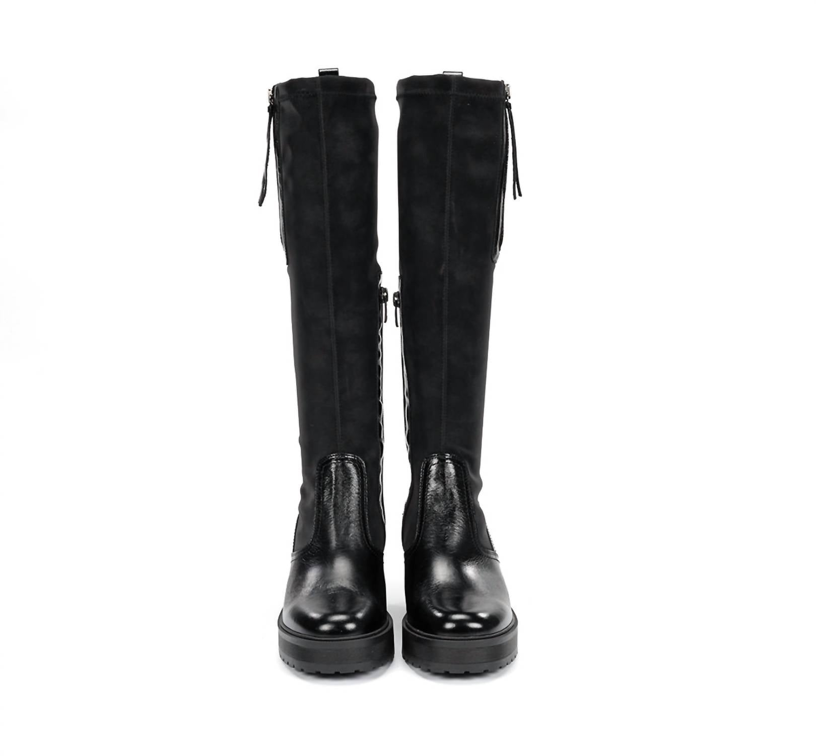 Dorking by Fluchos Women's Sarah Tall Boots in black - women's shoe - alternate view