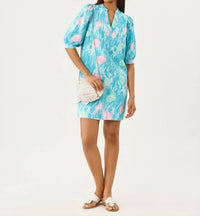 Lilly Pulitzer - MIALEIGH ELBOW SLEEVE LINEN DRESS