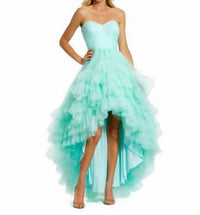 MAC DUGGAL Brenn Strapless Formal Prom Dress in aqua - women's dress