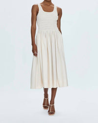 Pistola - Smocked Drop Waist Dress