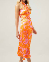 Sugarlips - Tropicanna Halter Midi Dress