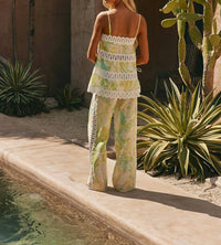Sundayup - Tropical Lace Two-Piece Set