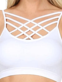 Zenana - Strappy Seamless Bralette