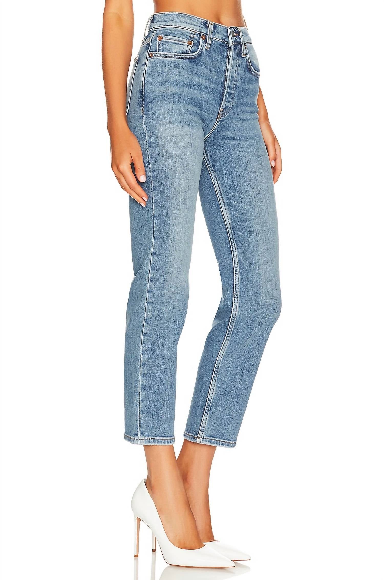 Re/Done - 70S STOVE PIPE JEANS