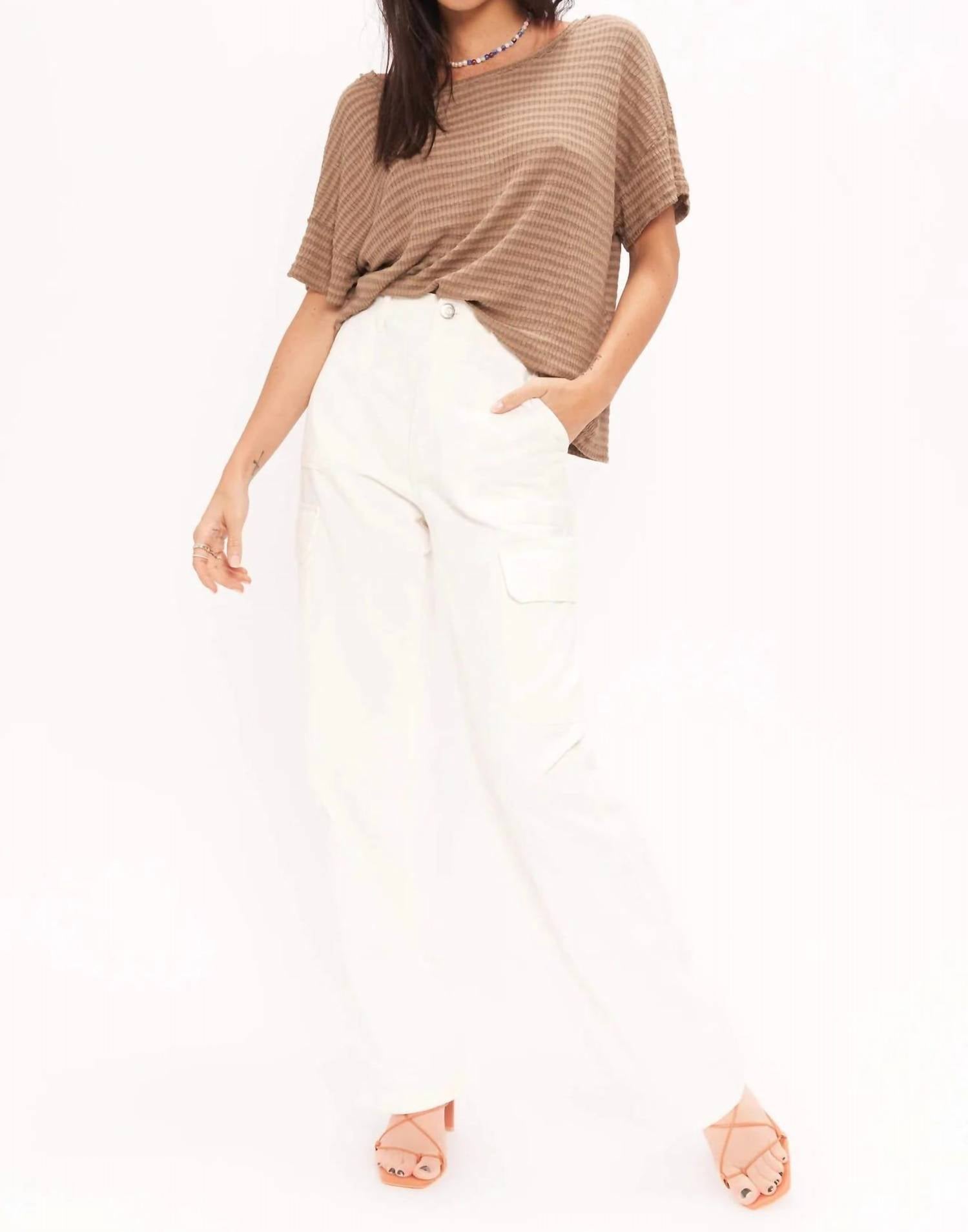 Project Social T - Isadora Lace-up Tee