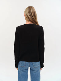 SIX/FIFTY Natalia Cardigan in black - women's cardigan - view 4