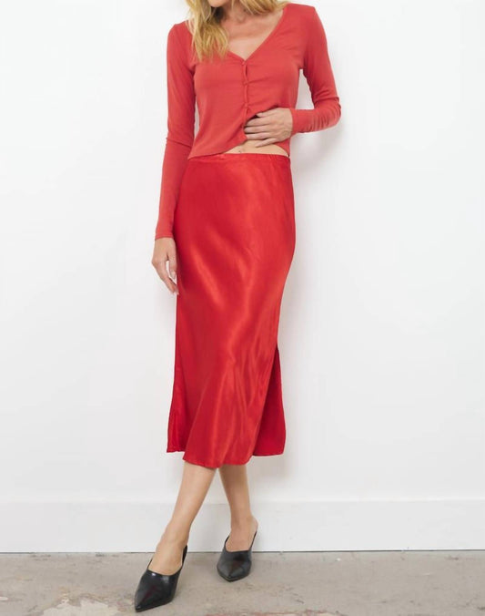 Lamade - DORIT SILKY SLIP SKIRT