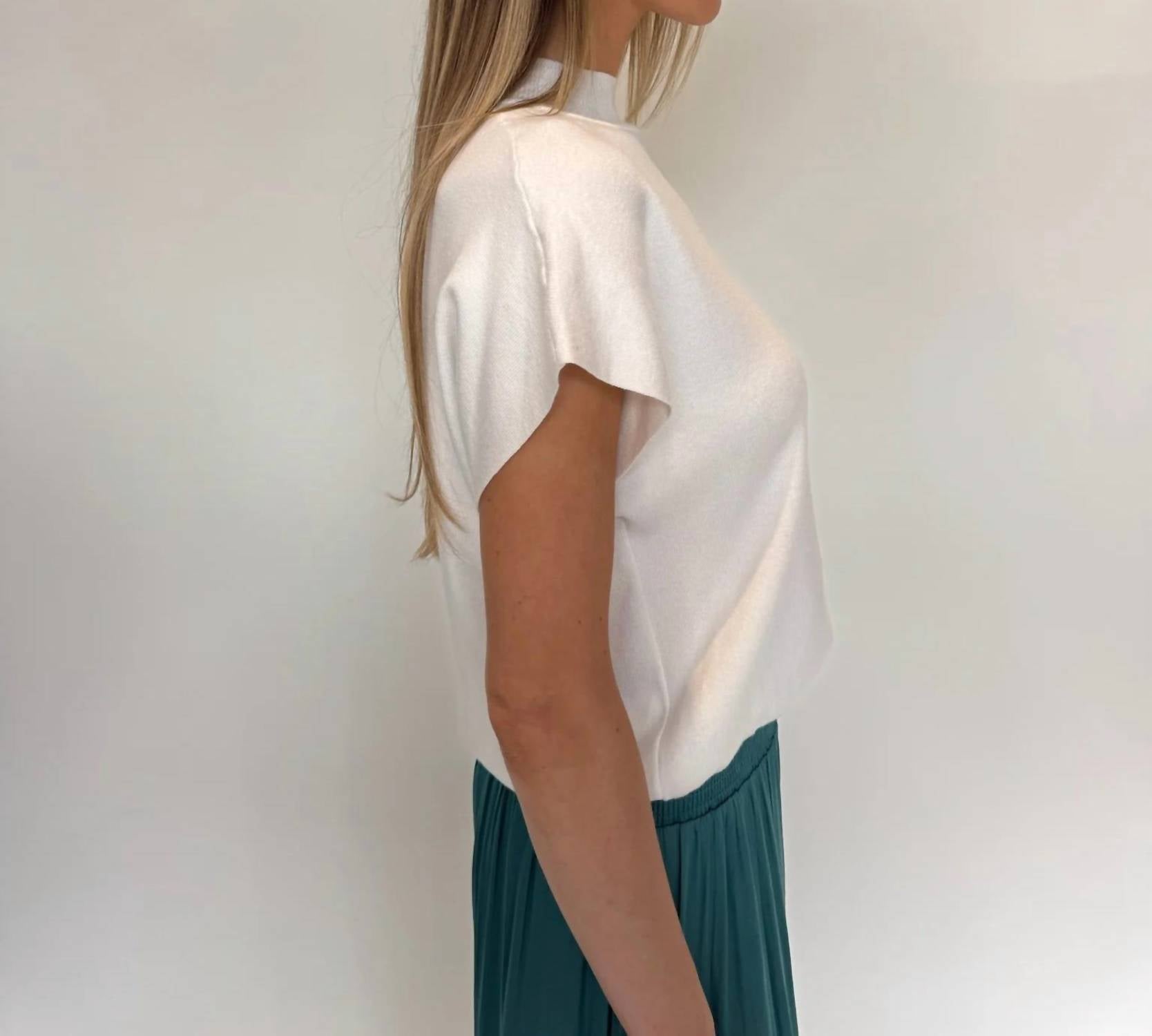 Kld. Signature - Short Sleeve Drop Shoulder Sweater