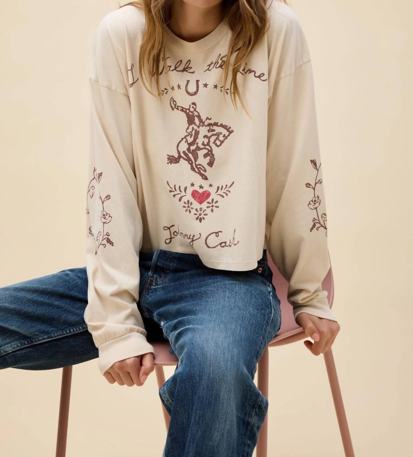 Daydreamer - Johnny Cash Walk The Line Meet and Greet Long Sleeve Tee