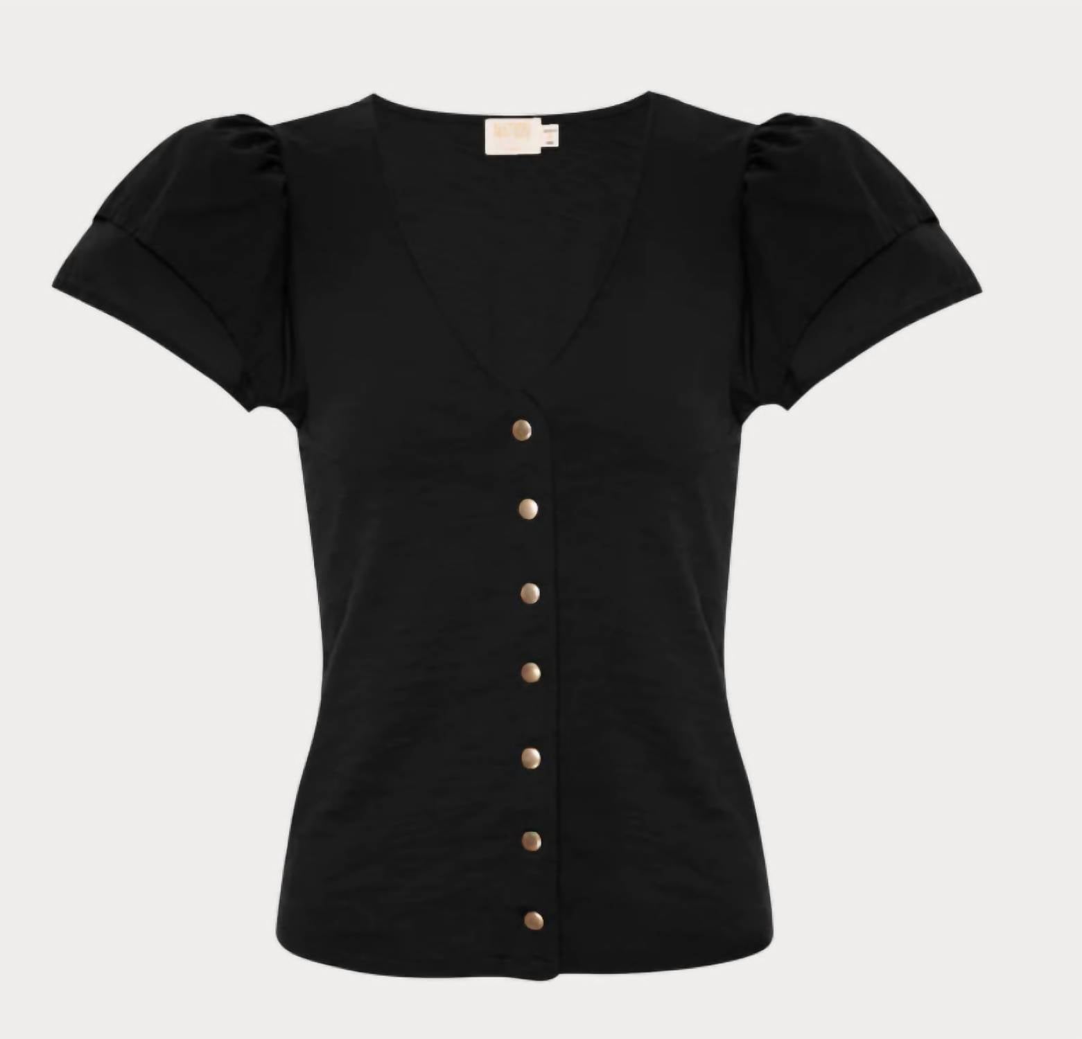 Nation Ltd - Maria Femme Snap Tee