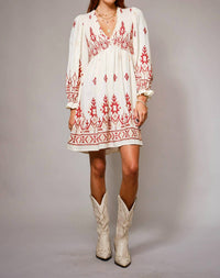 Blue B - Belinda Boho Embroidered Dress