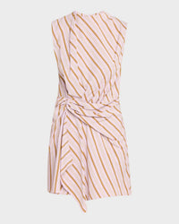 A.L.C. - Dion Stripe Draped Mini Dress