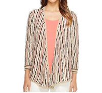 Nic + Zoe - Striped Cardigan