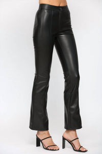Fate - Faux Leather Flare Pants