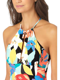 Anne Cole - Modern Blooms Plus High Neck One Piece