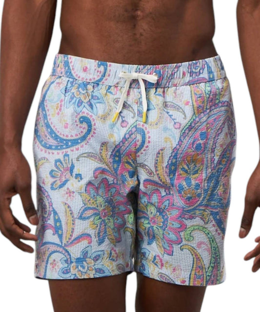 Hartford - Seersucker Swim Shorts