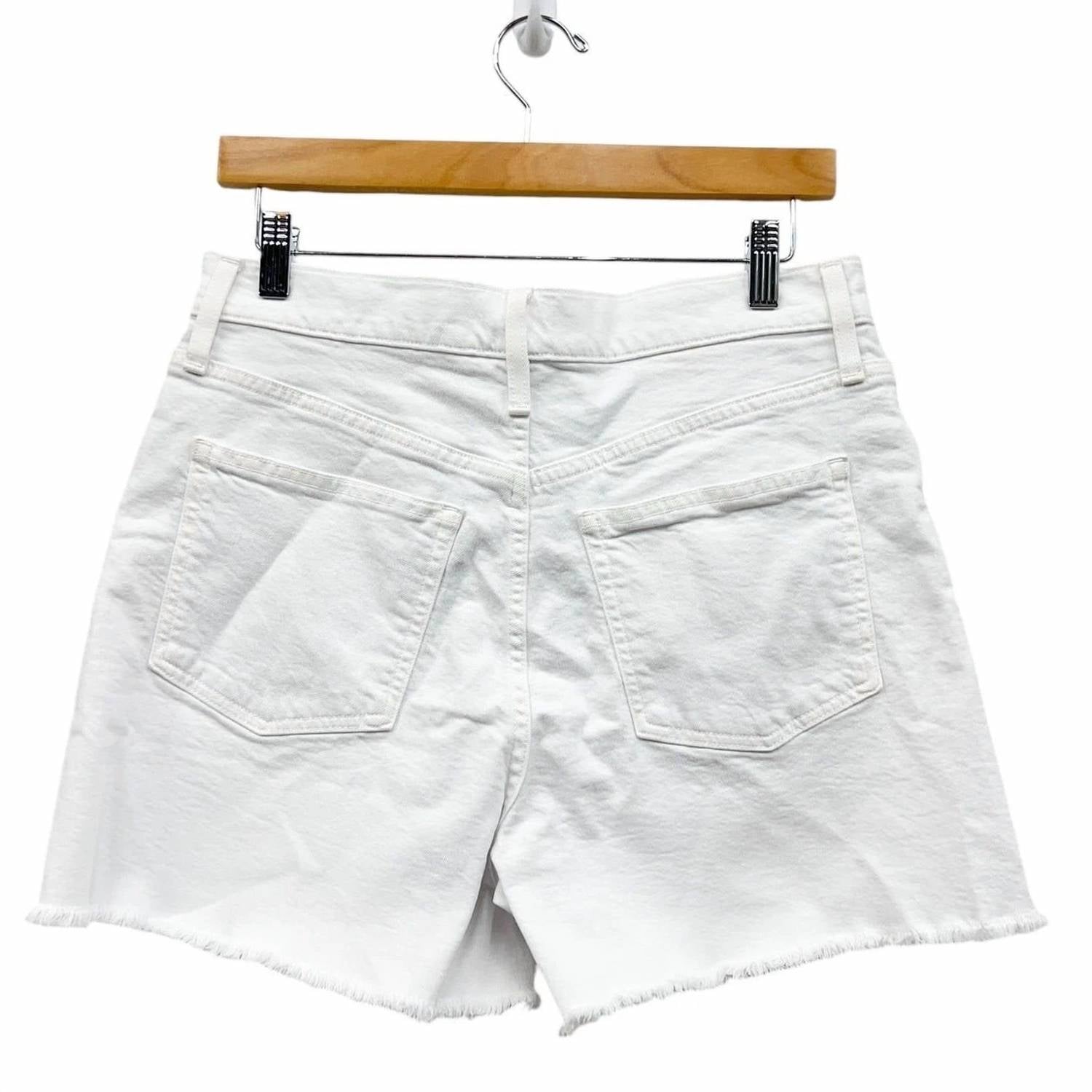 J.Crew - High-rise Raw Hem Denim Short